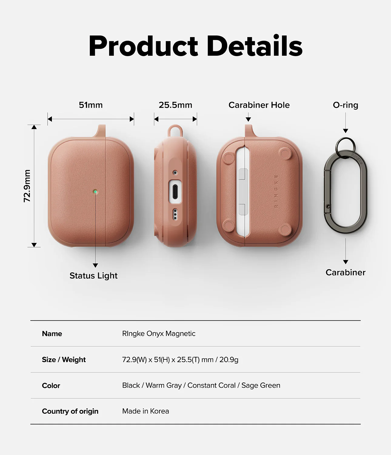 AirPods Pro 3 Case | Onyx Magnetic - Image 23