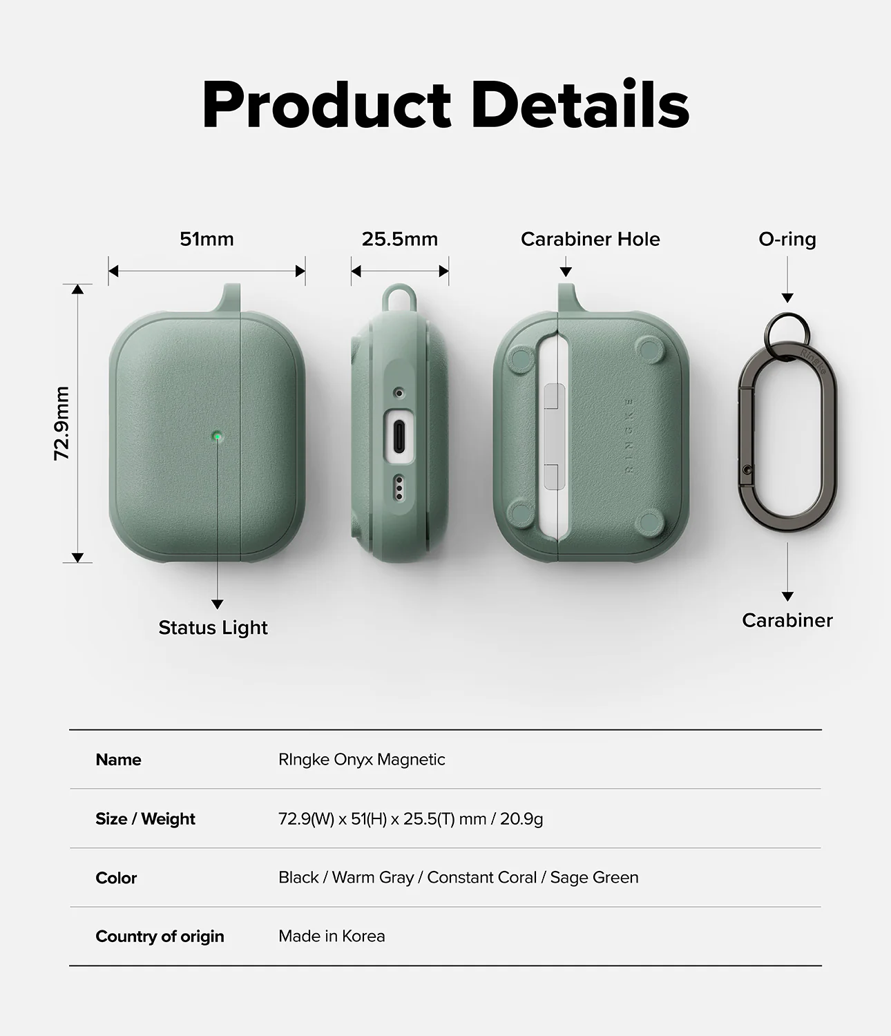 AirPods Pro 3 Case | Onyx Magnetic - Image 35