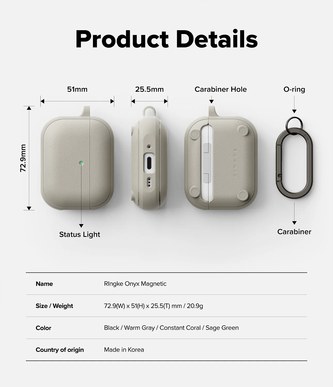 AirPods Pro 3 Case | Onyx Magnetic - Image 47