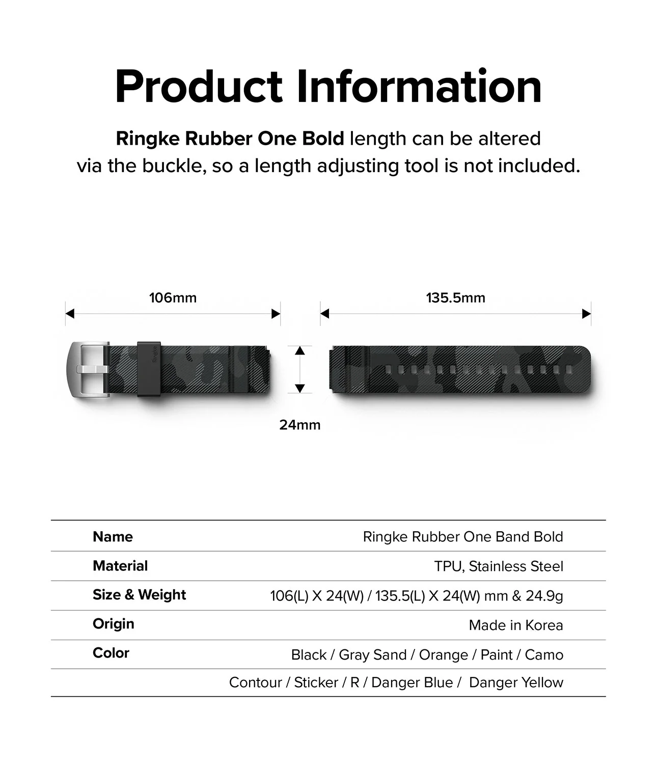 Watch Lug 20mm | Rubber One Bold Band - Design - Image 83
