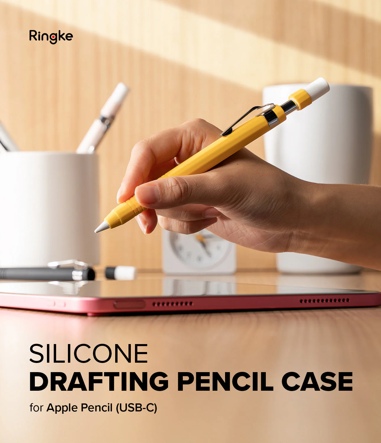 Apple Pencil USB-C Case | Silicone Drafting Pencil Case - Image 5
