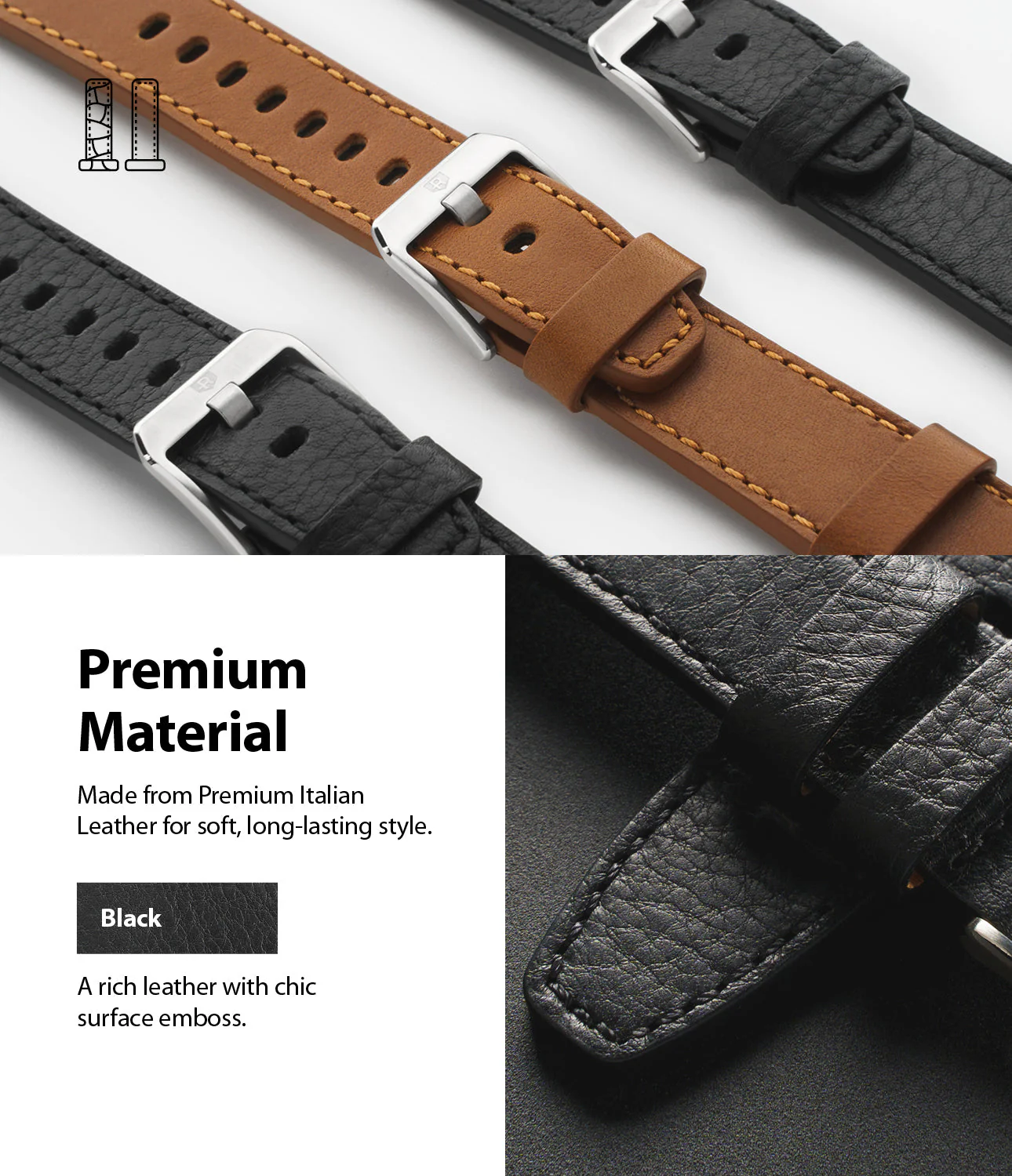 Apple Watch 49·46·45·44·42 mm | Leather One Classic Band - Image 17