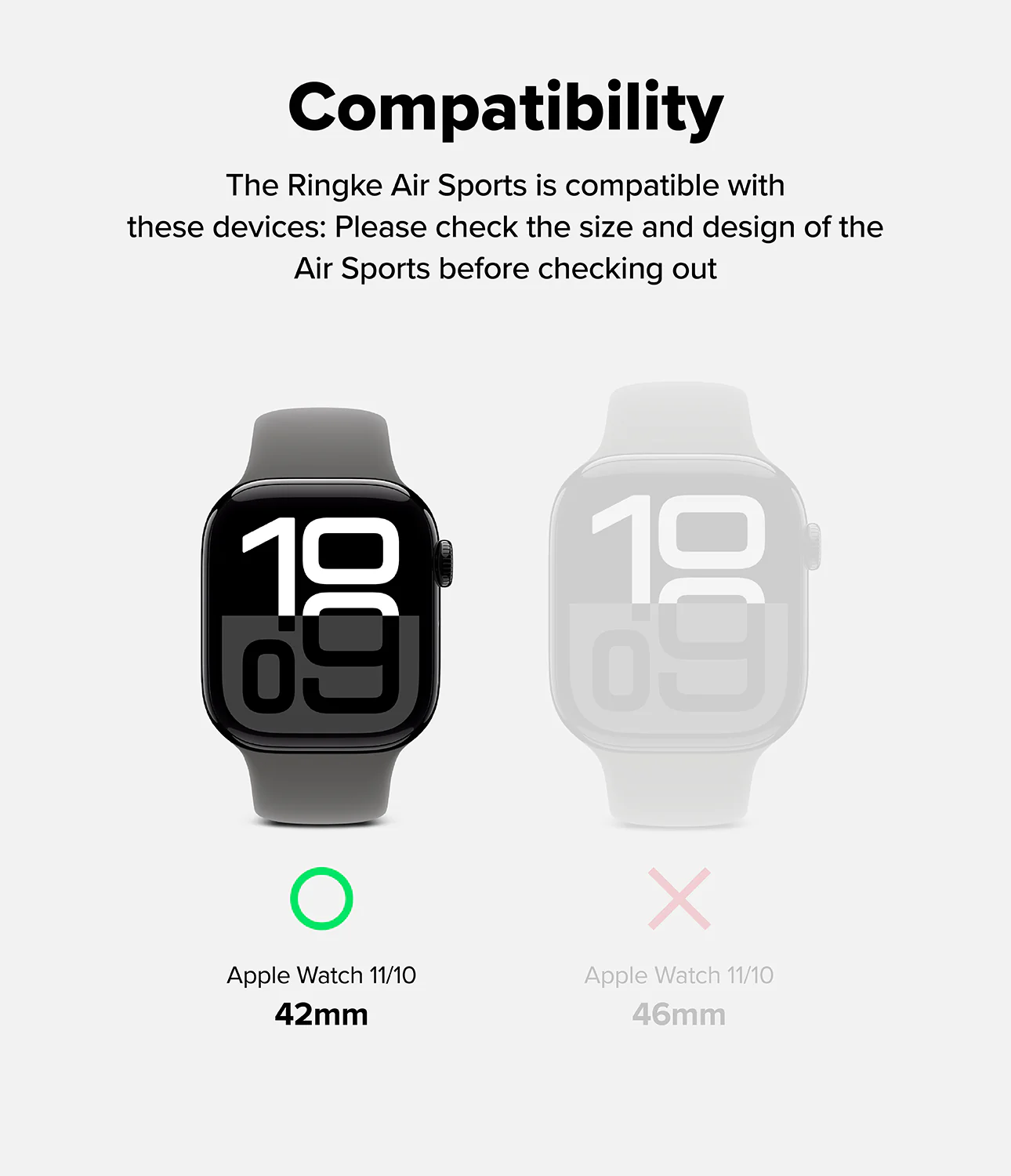 Apple Watch 11 / 10 (42mm) Case | Air Sports - Image 19
