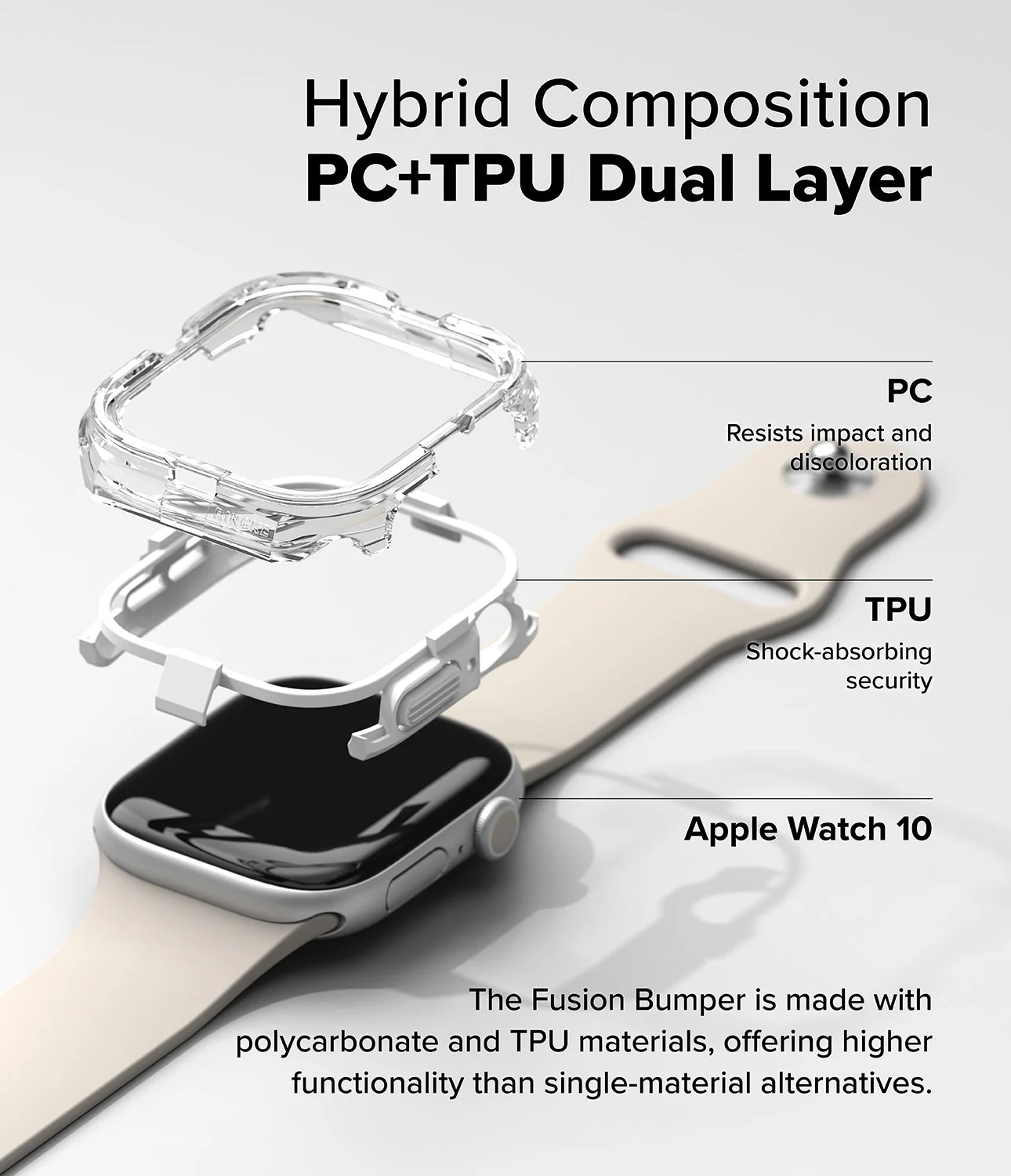 Apple Watch 11 / 10 (42mm) Case | Fusion Bumper - Image 6