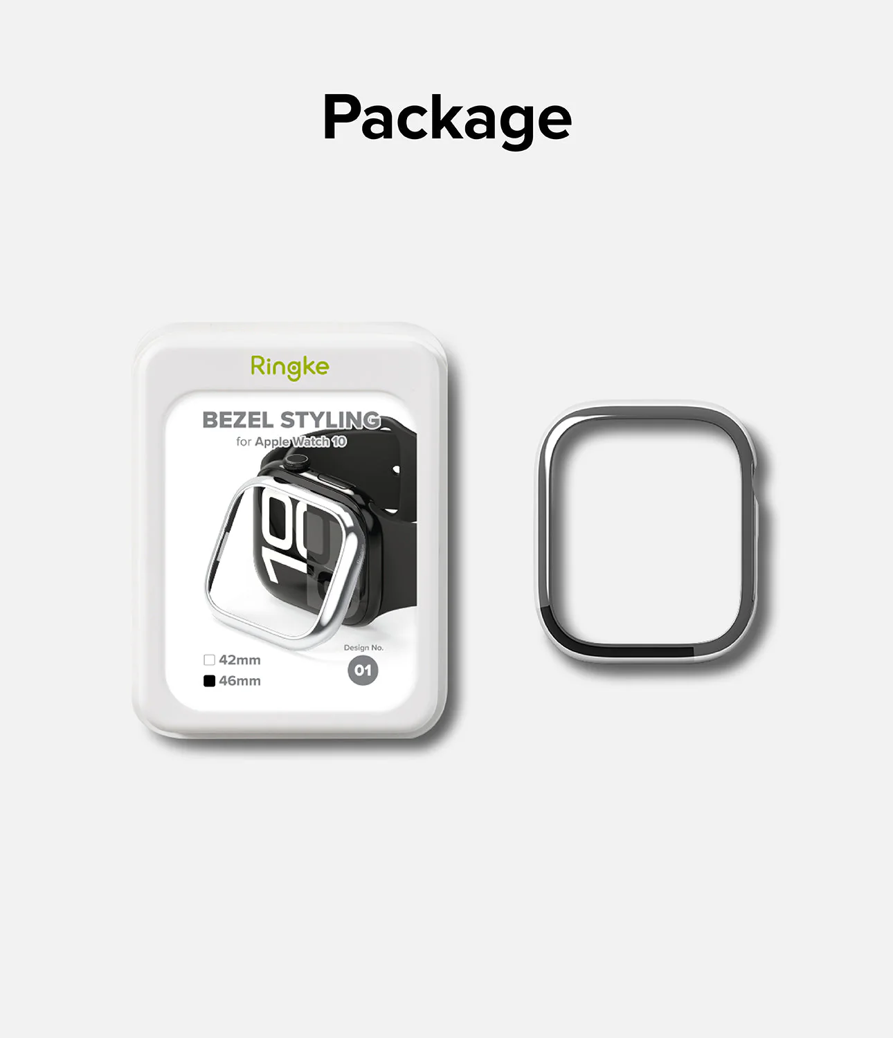 Apple Watch 11 / 10 (46mm) Cover | Bezel Styling - Image 13
