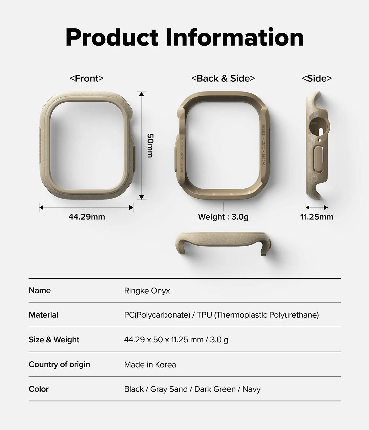 Apple Watch 11 / 10 (46mm) Case | Onyx - Image 32