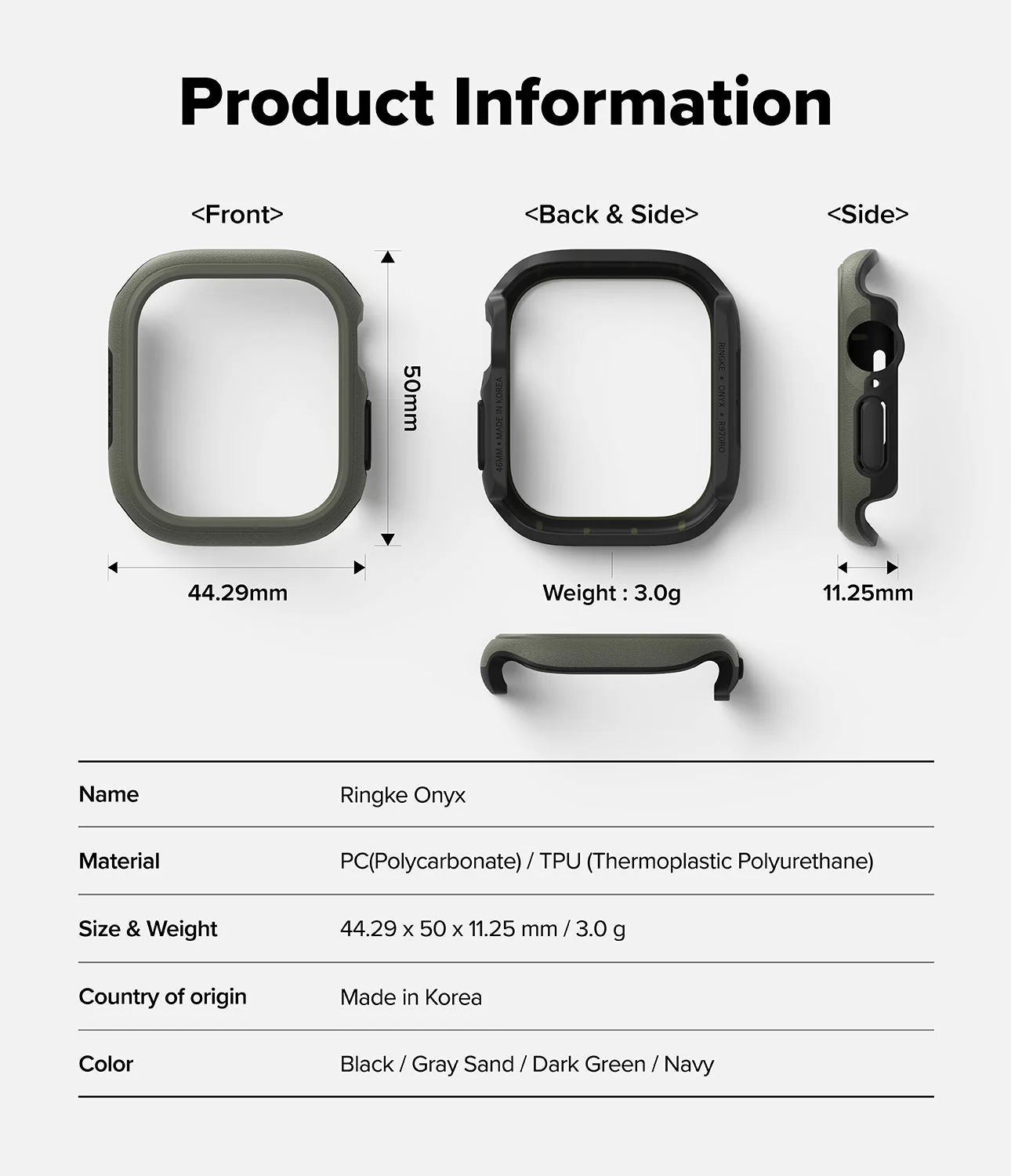 Apple Watch 11 / 10 (46mm) Case | Onyx - Image 48