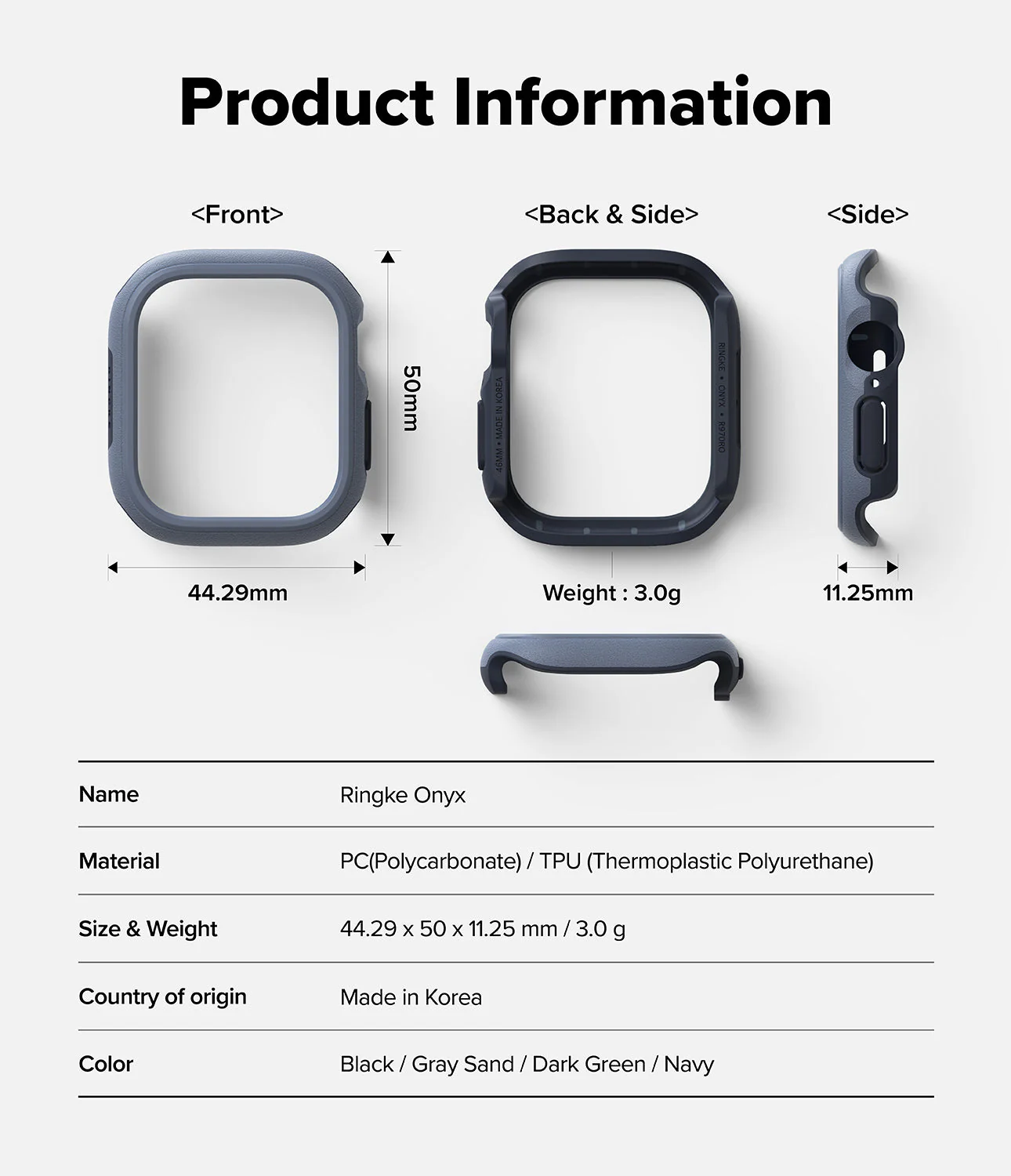 Apple Watch 11 / 10 (46mm) Case | Onyx - Image 64