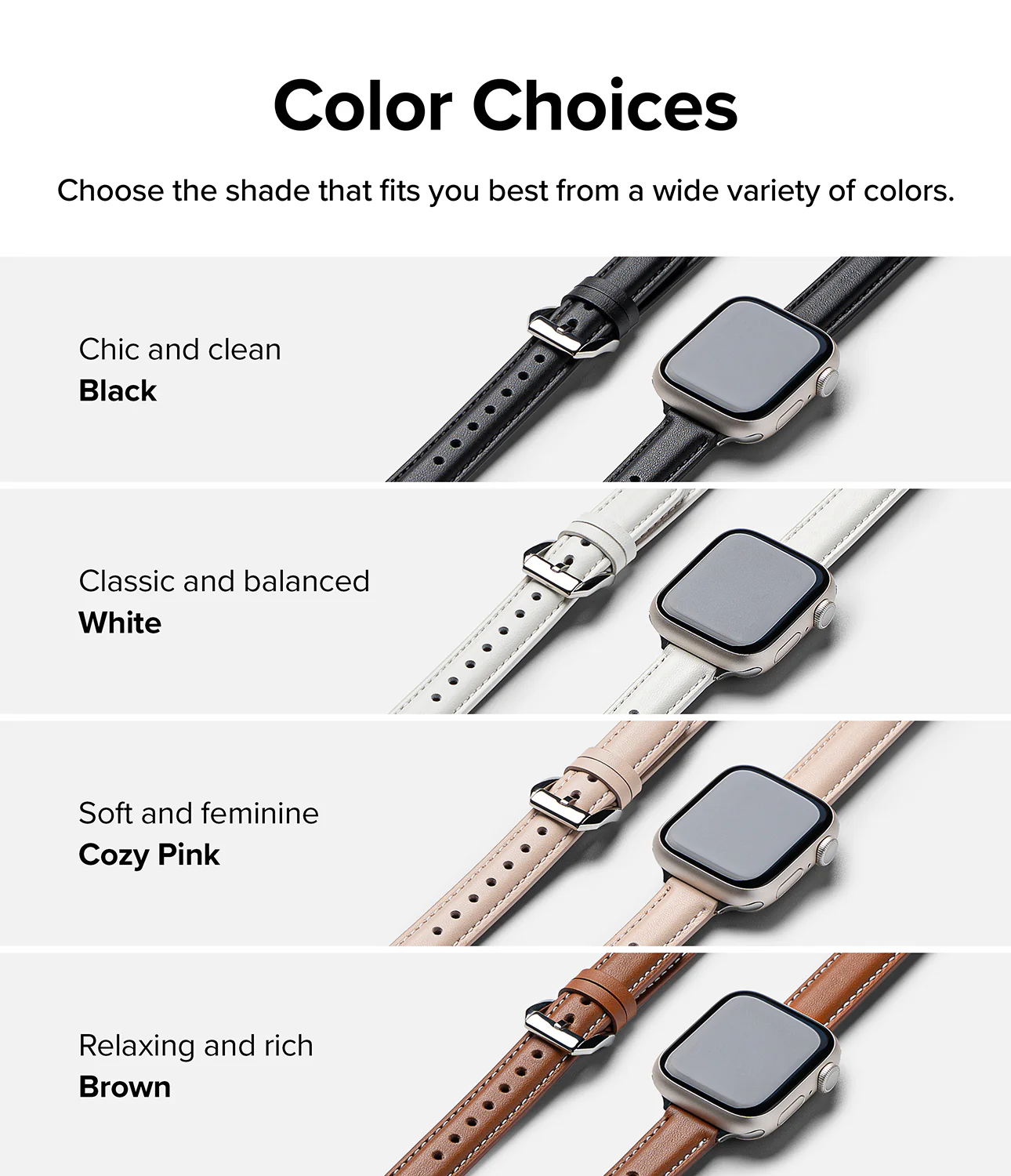Apple Watch 42·41·40·38 mm | Leather One Padded Slim - Image 31