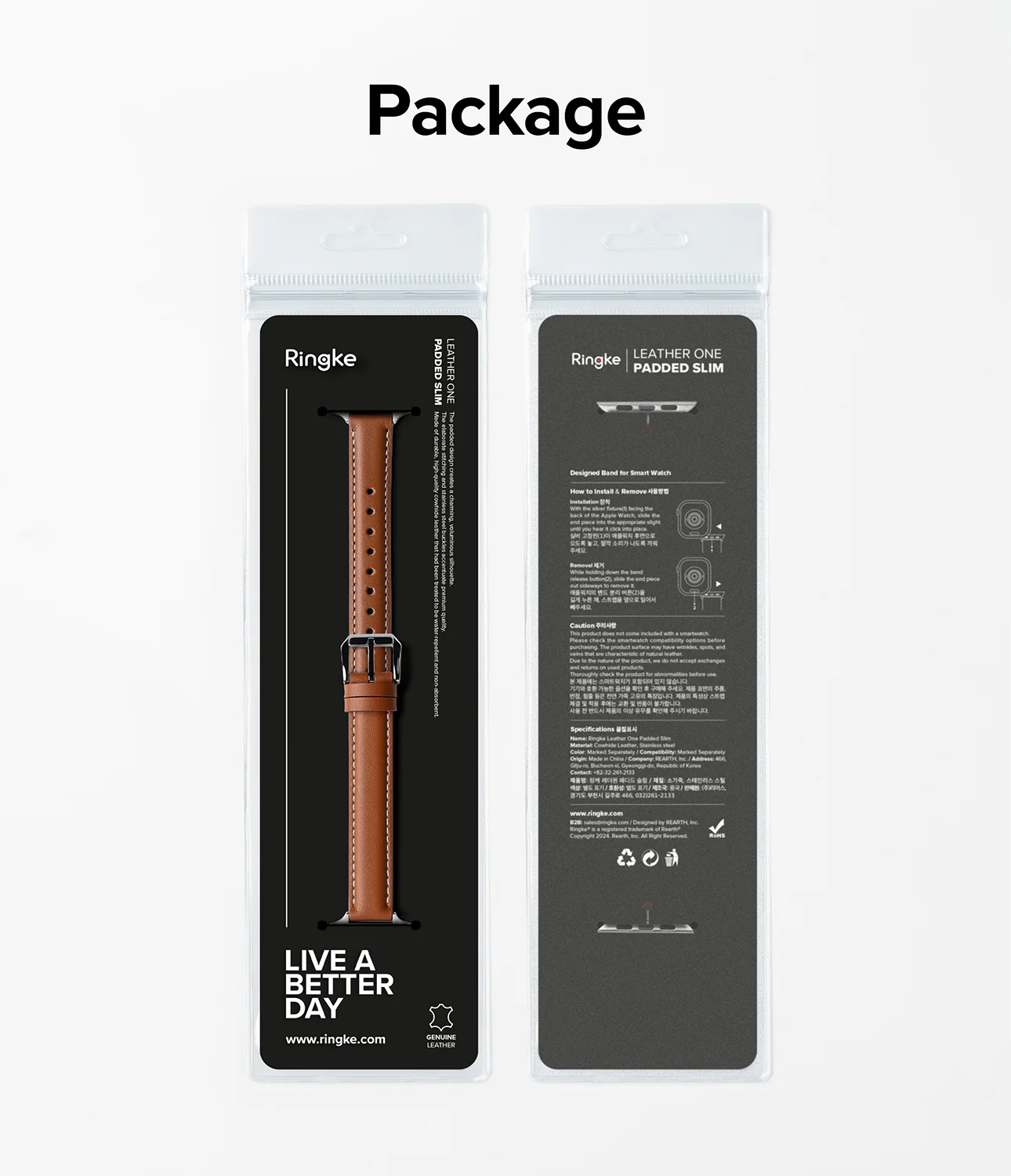 Apple Watch 42·41·40·38 mm | Leather One Padded Slim - Image 32
