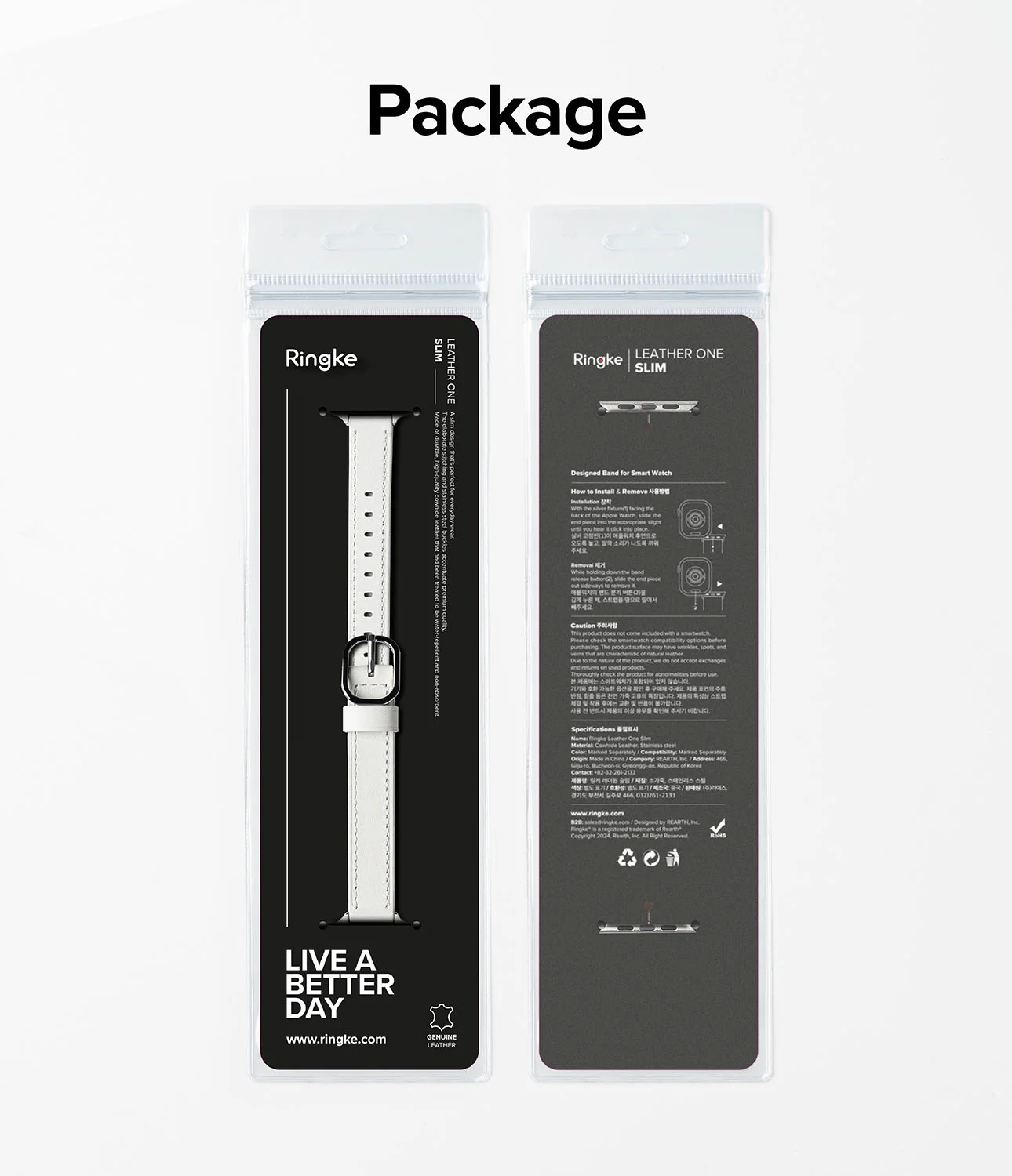 Apple Watch 42·41·40·38 mm | Leather One Slim Band - Image 62