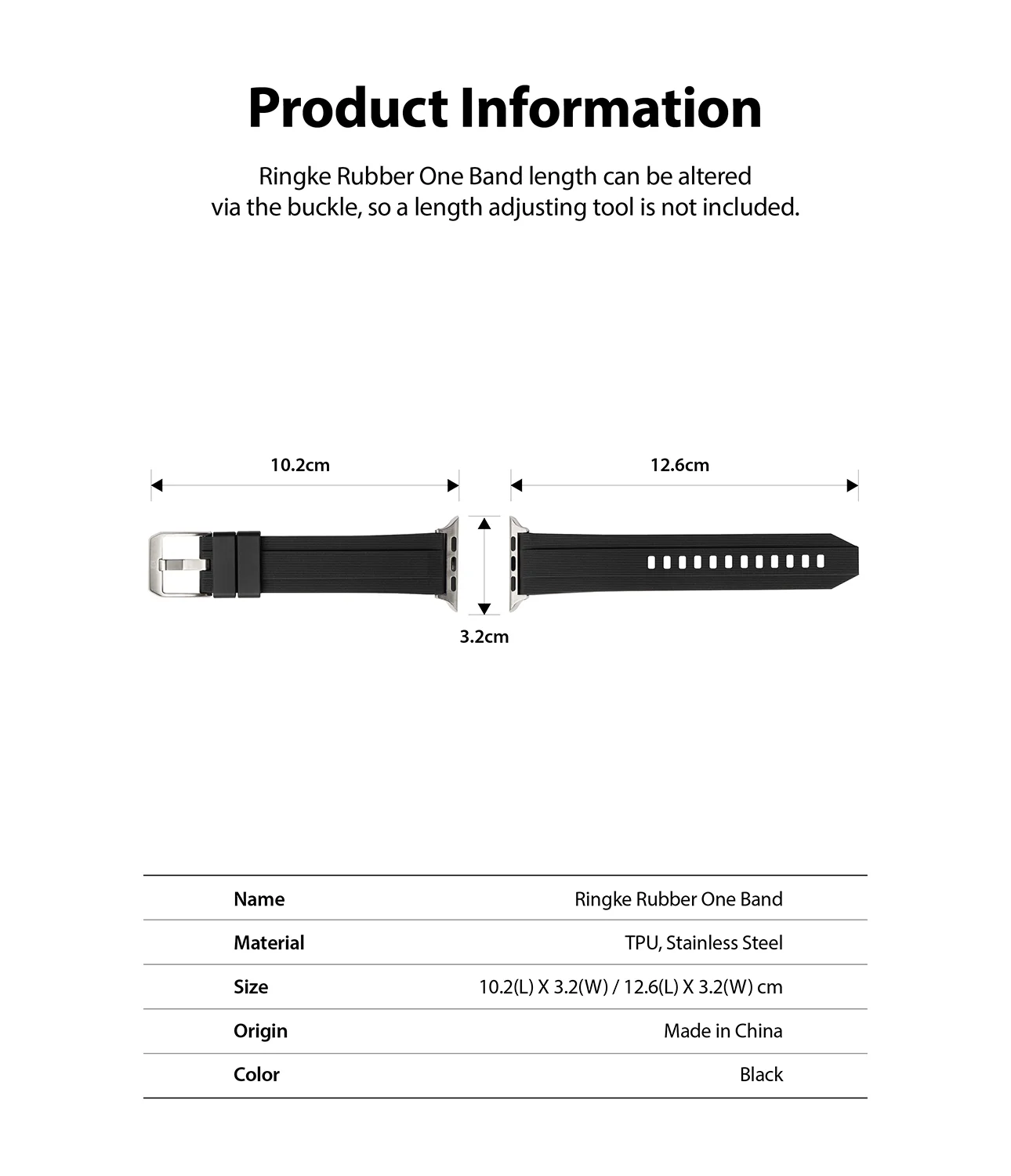 Apple Watch 42·41·40·38 mm | Rubber One Band - Image 9