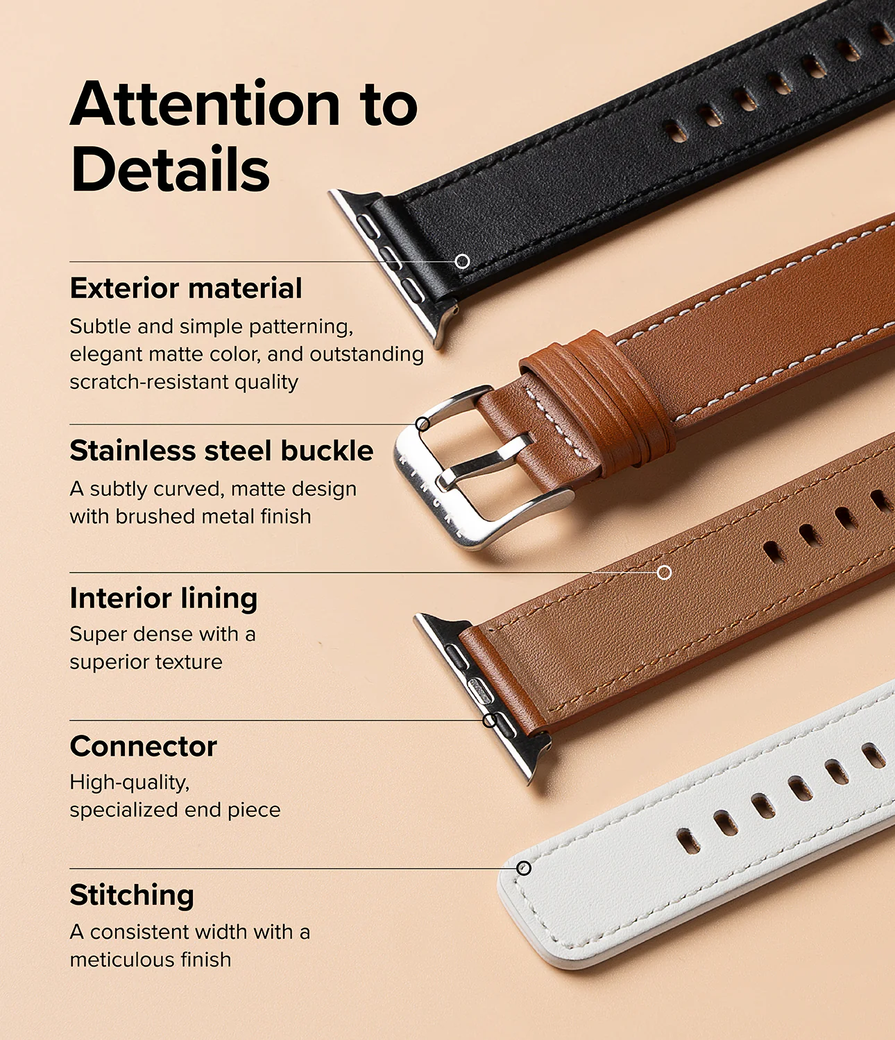 Apple Watch 49·46·45·44·42mm | Leather One Basic - Image 26