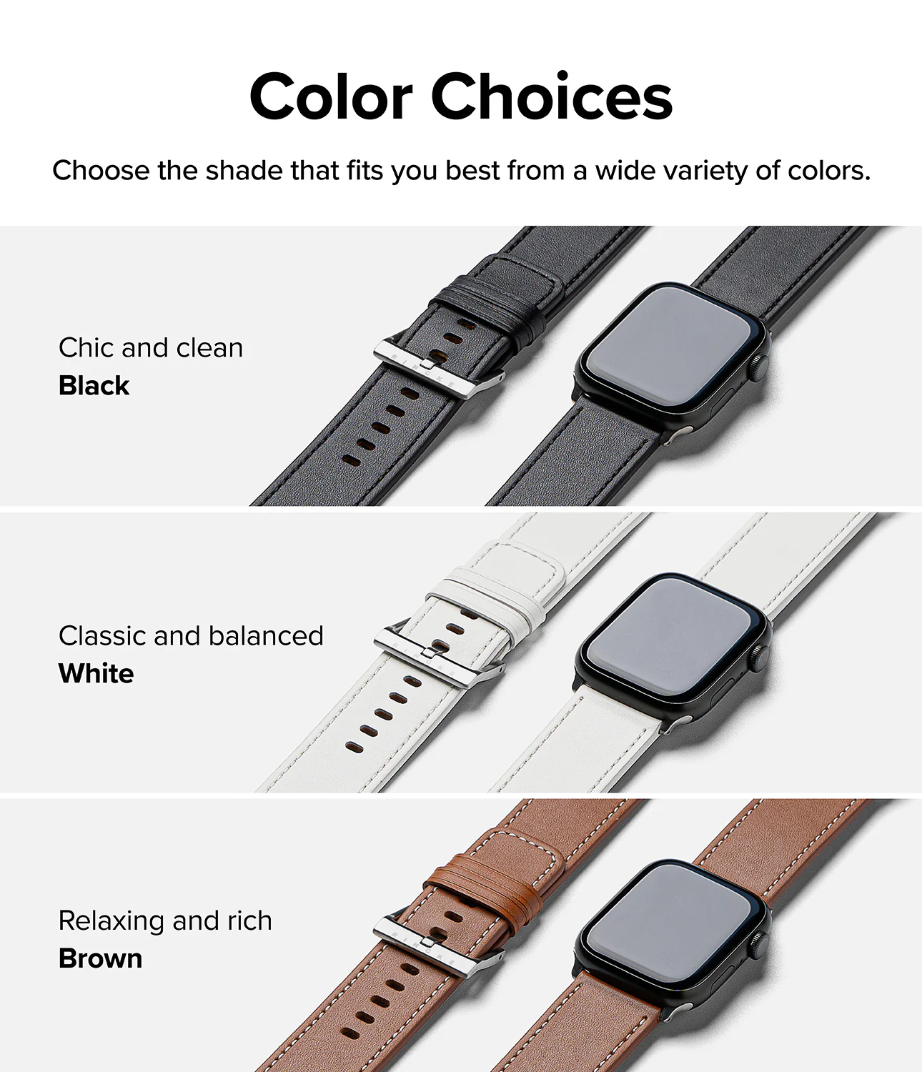 Apple Watch 49·46·45·44·42mm | Leather One Basic Bold - Image 16