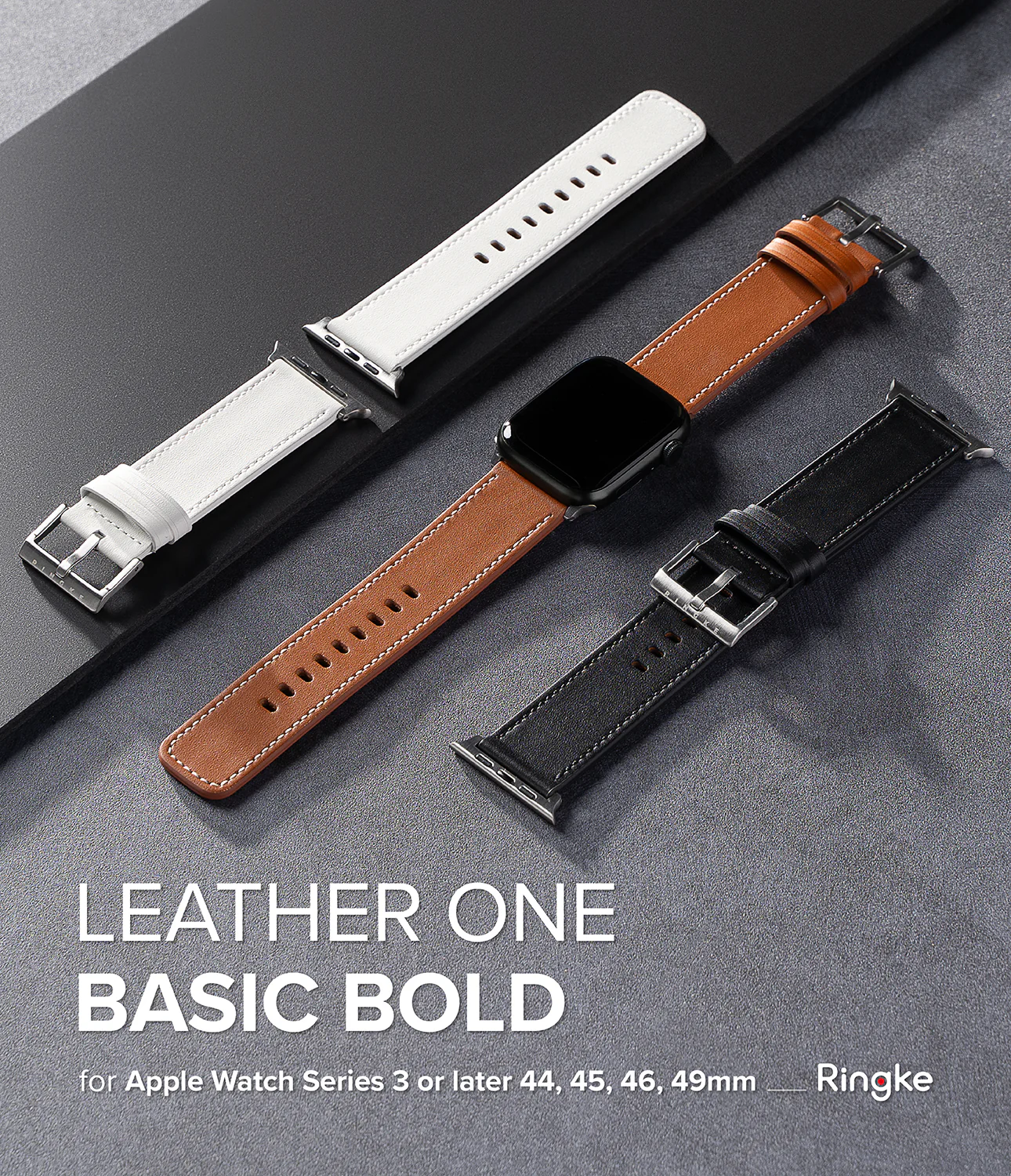 Apple Watch 49·46·45·44·42mm | Leather One Basic Bold - Image 34