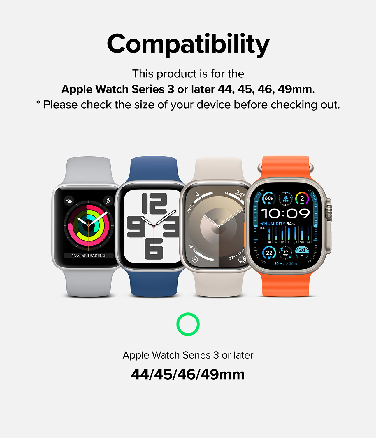 Apple Watch 49·46·45·44·42mm | Leather One Basic Bold - Image 35