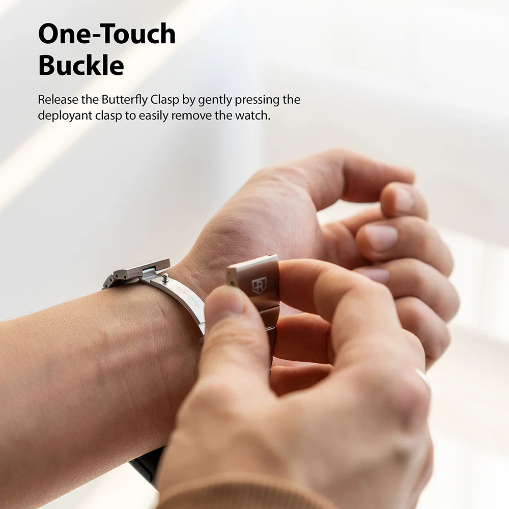 Apple Watch 49·46·45·44·42 mm | Metal One Band α - Silver - Image 5