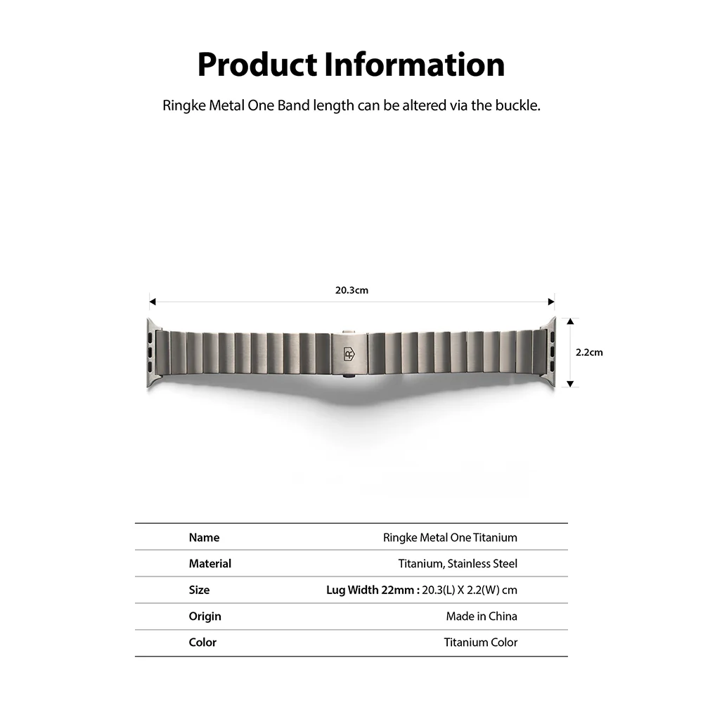 Apple Watch 49·46·45·44·42 mm | Metal One Band Titanium - Image 10