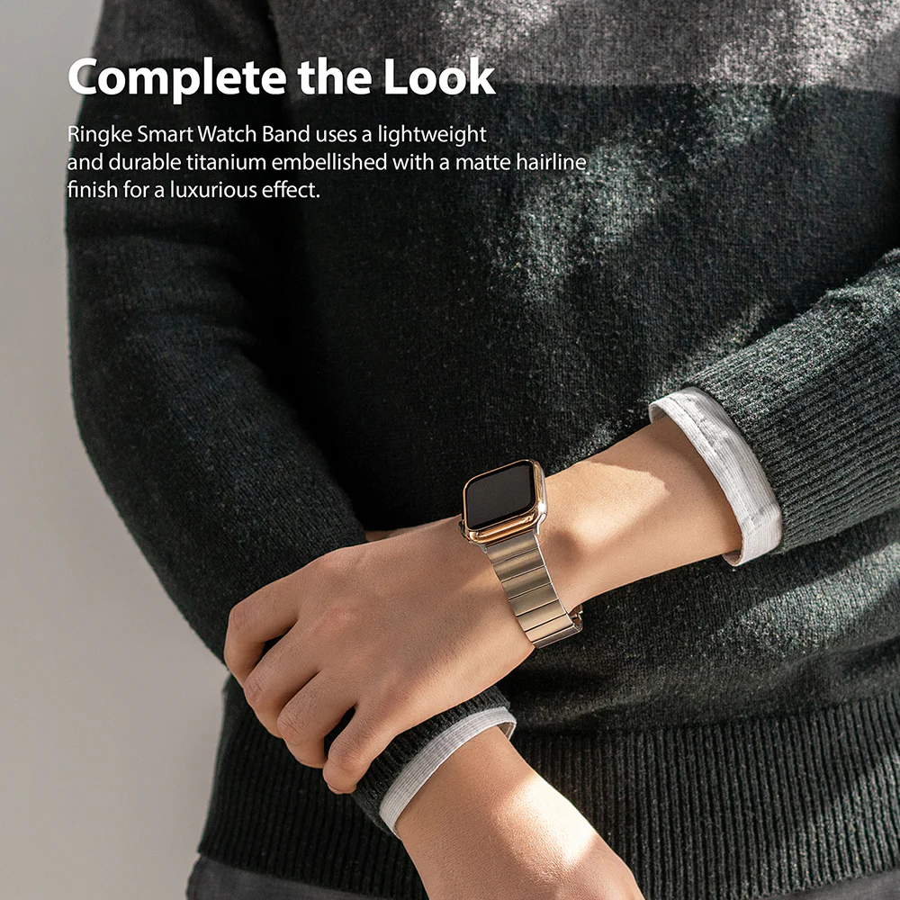 Apple Watch 49·46·45·44·42 mm | Metal One Band Titanium - Image 4