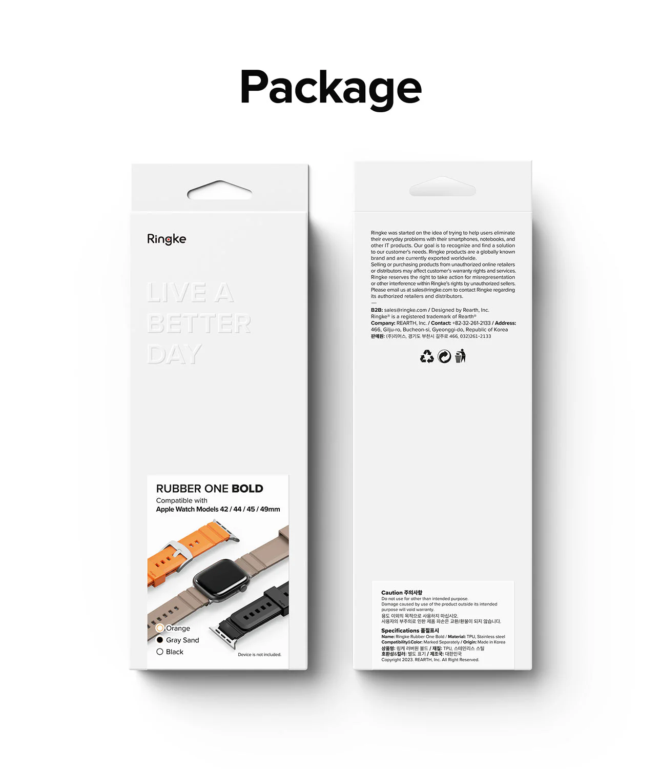 Apple Watch 49·46·45·44·42mm | Rubber One Bold Band - Image 28