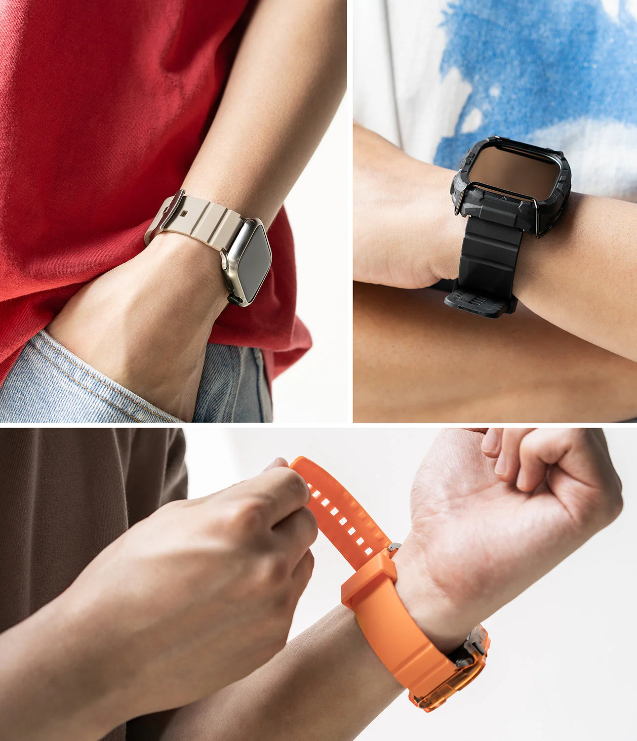 Apple Watch 49·46·45·44·42mm | Rubber One Bold Band - Image 31