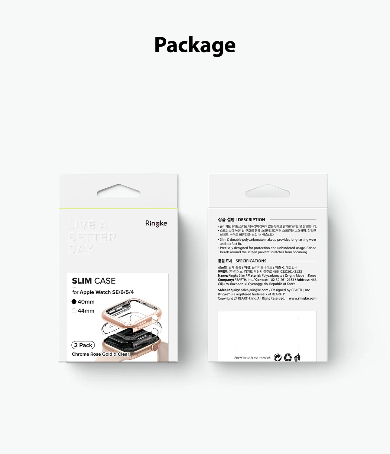 Apple Watch Series 6 / 5 / 4 / SE (40mm) Case | Slim (2 Pack) - Image 118