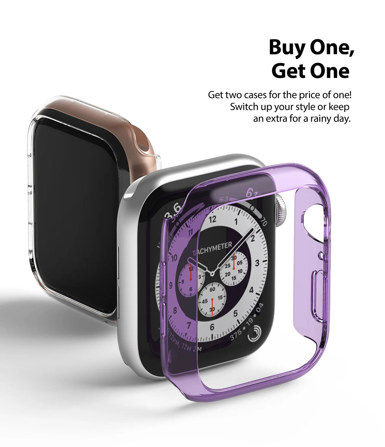 Apple Watch Series 6 / 5 / 4 / SE (40mm) Case | Slim (2 Pack) - Image 33