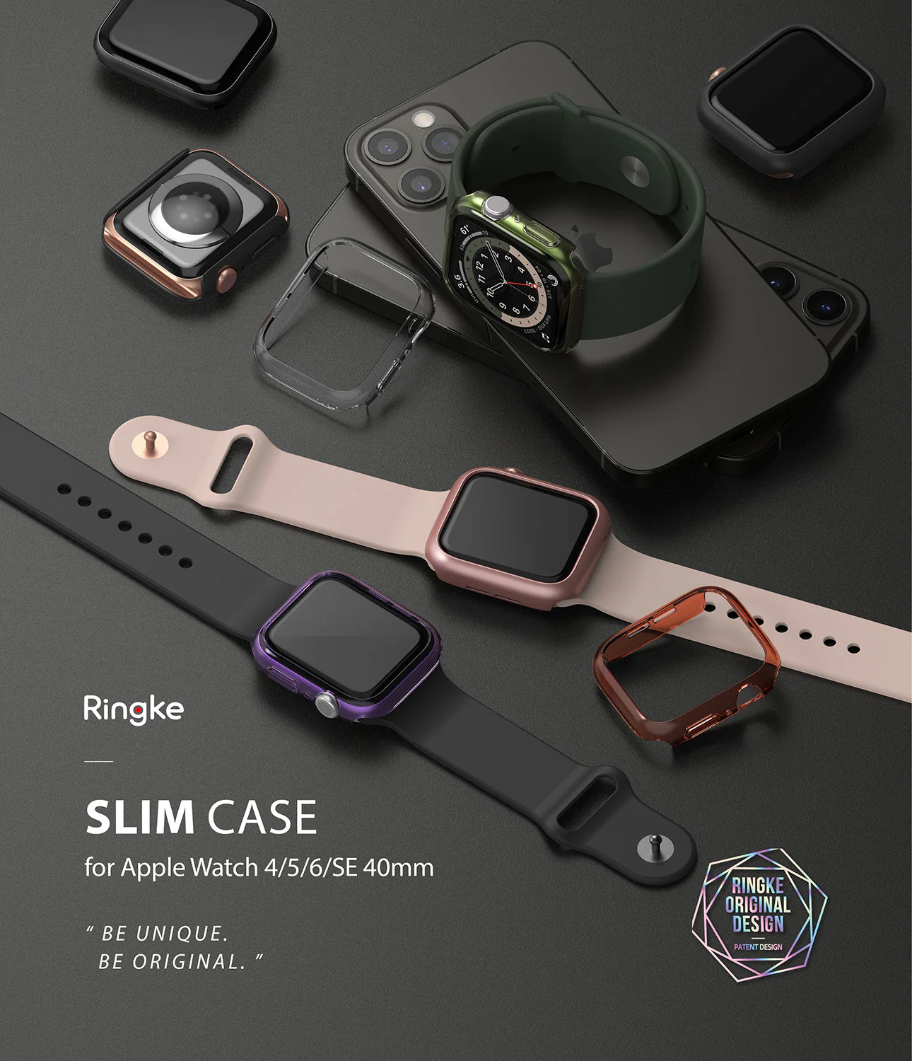 Apple Watch Series 6 / 5 / 4 / SE (40mm) Case | Slim (2 Pack) - Image 41