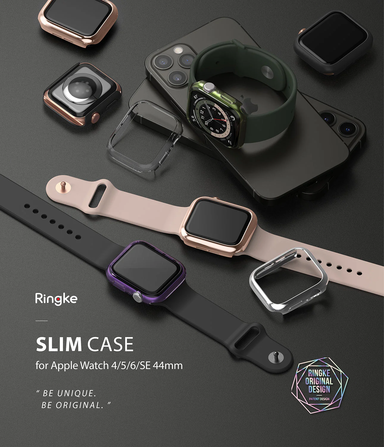 Apple Watch Series 6 / 5 / 4 / SE (40mm) Case | Slim (2 Pack) - Image 93