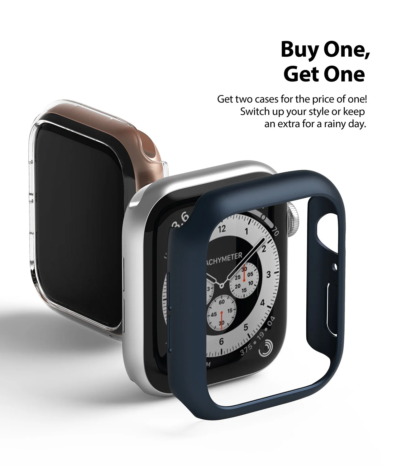 Apple Watch Series 6 / 5 / 4 / SE (44mm) Case | Slim (2 Pack) - Image 57