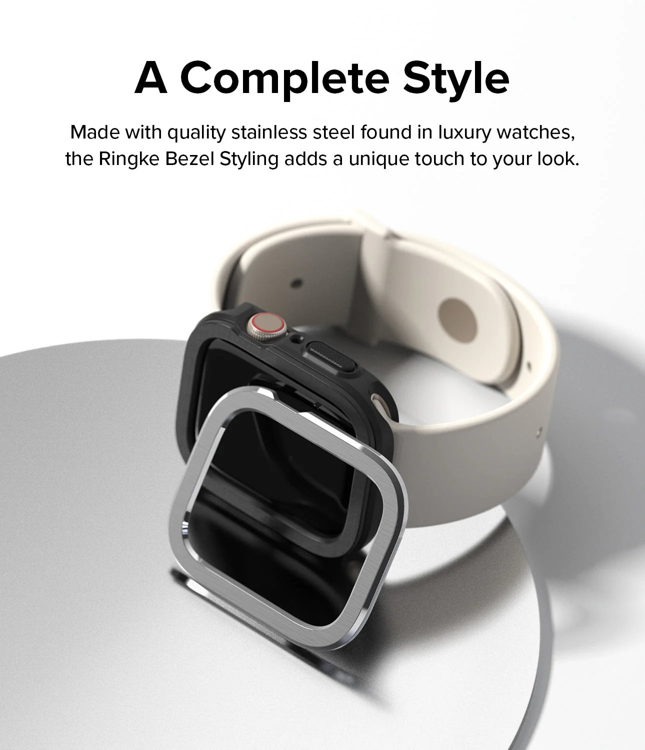 Apple Watch Series (41mm / 40mm) | Air Sports (Black) + Bezel Styling - Image 9