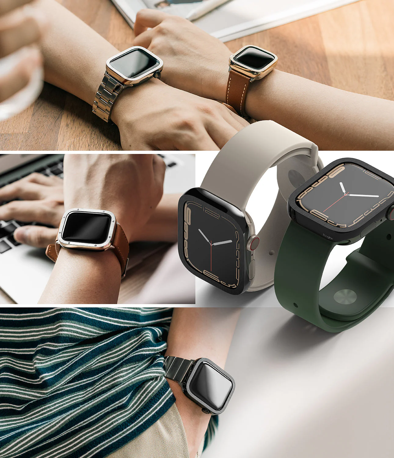 Apple Watch 9 / 8 / 7 (45mm) | Premium Bezel Styling Hairline - Image 19