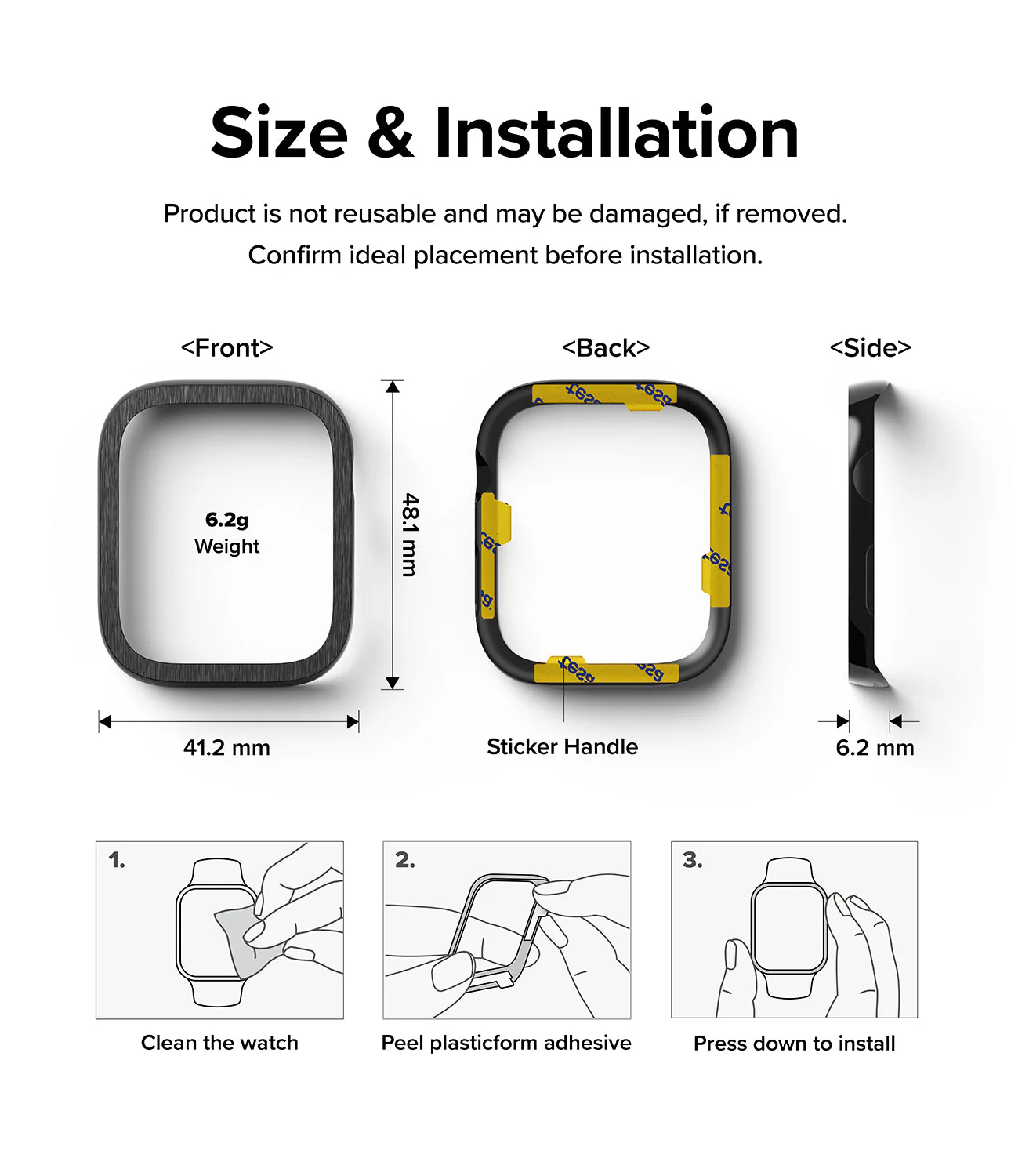 Apple Watch 9 / 8 / 7 (45mm) | Premium Bezel Styling Hairline - Image 27