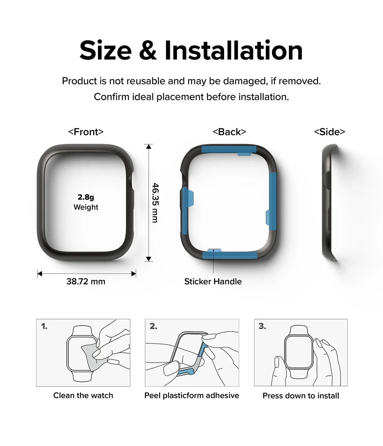 Apple Watch 9 / 8 / 7 (45mm) | Bezel Styling - Image 59