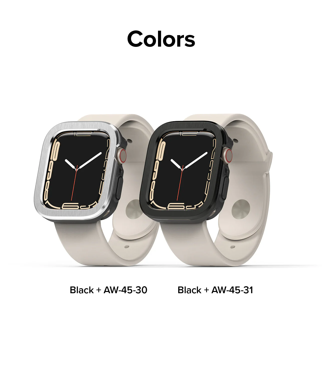 Apple Watch Series (45mm / 44mm) | Air Sports (Black) + Bezel Styling - Image 12