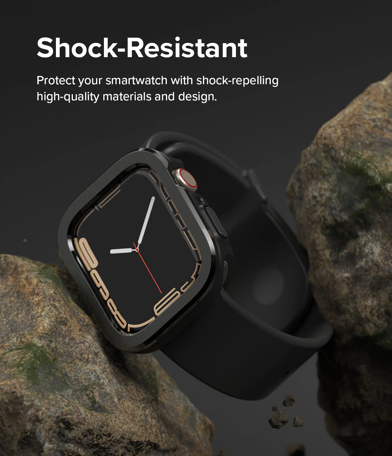 Apple Watch Series (45mm / 44mm) | Air Sports (Black) + Bezel Styling - Image 19