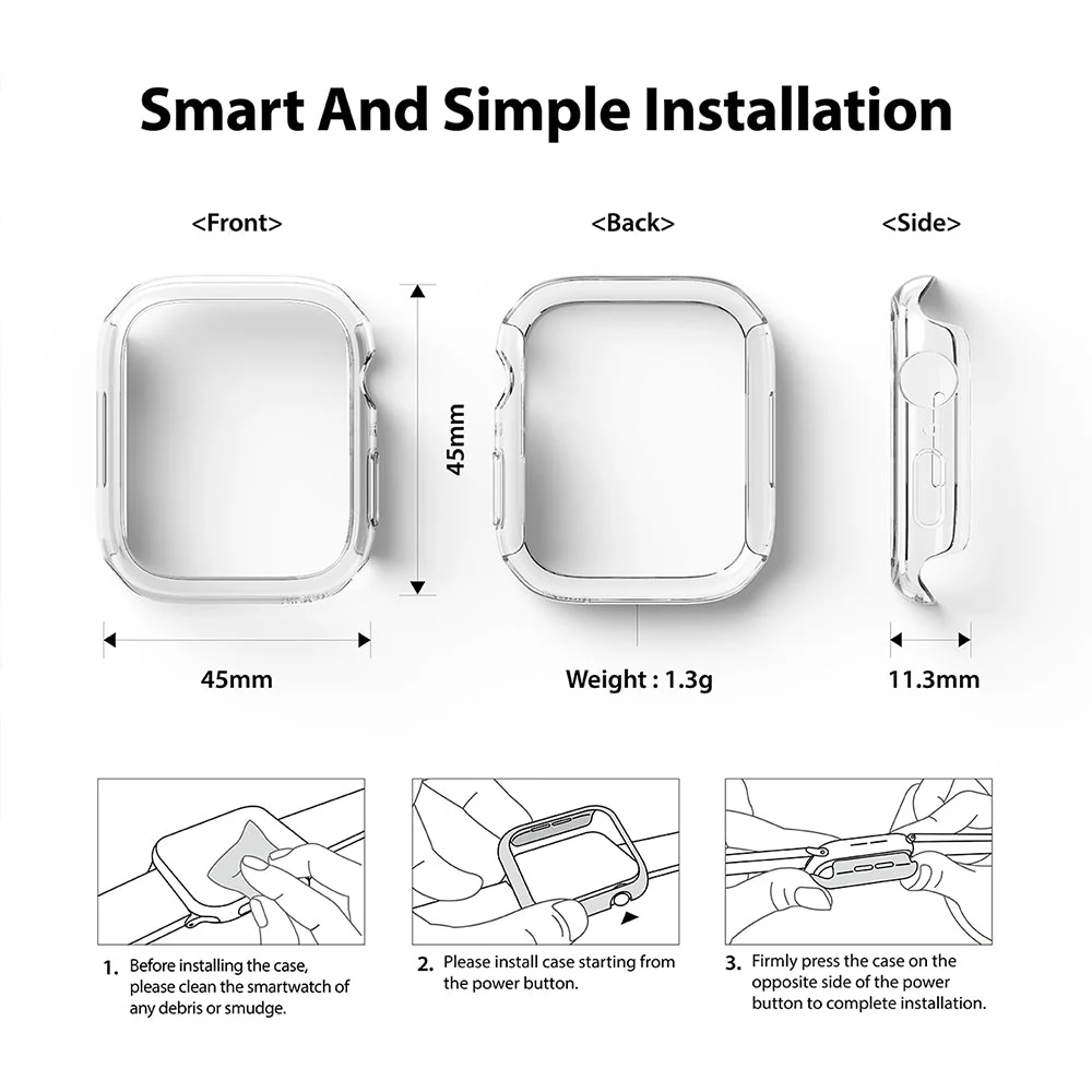Apple Watch 9 / 8 / 7 (45mm) Case | Slim - Image 12