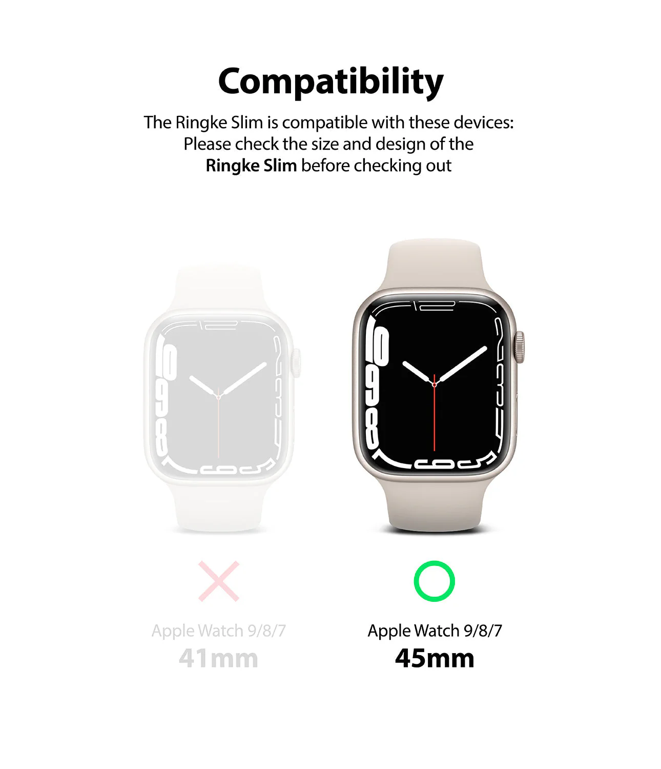 Apple Watch 9 / 8 / 7 (45mm) Case | Slim - Image 17