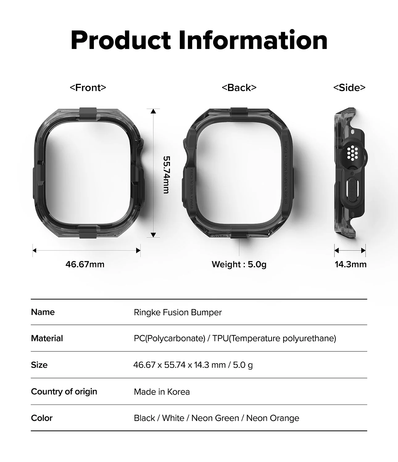 Apple Watch Ultra 3 / 2 / 1 Case | Fusion Bumper - Image 11