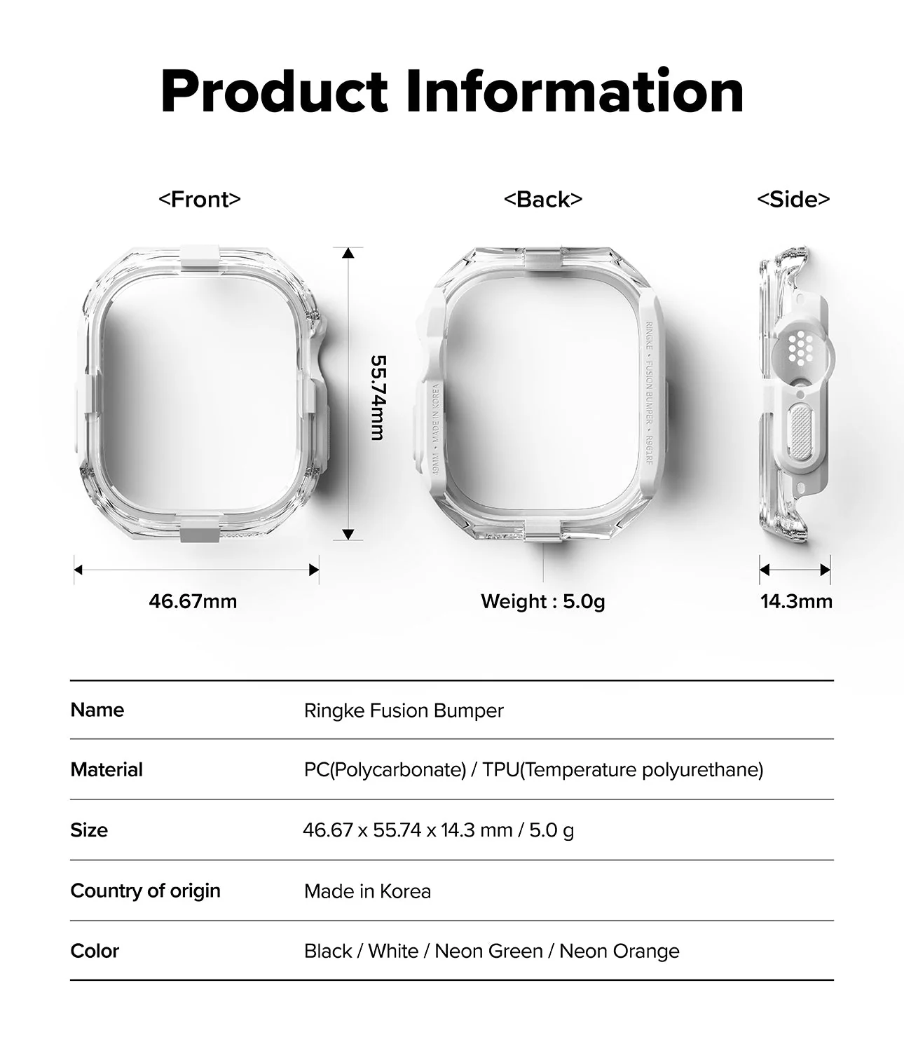 Apple Watch Ultra 3 / 2 / 1 Case | Fusion Bumper - Image 51