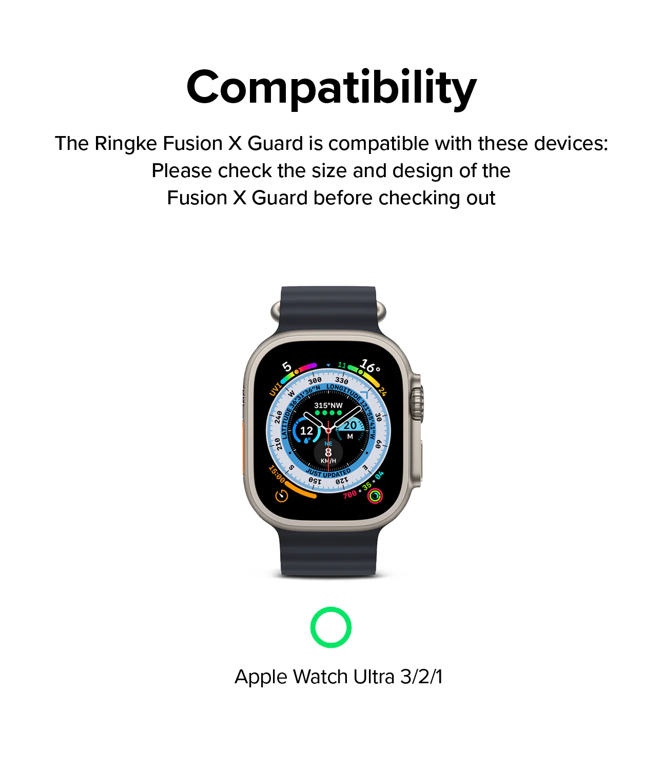 Apple Watch Ultra 3 / 2 / 1 Case + Band | Fusion-X Guard - Image 3