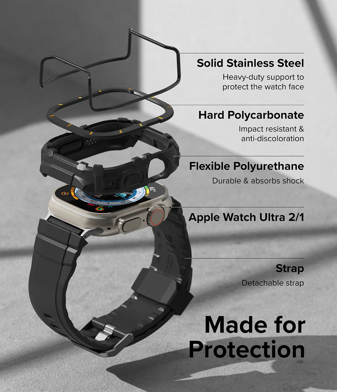Apple Watch Ultra 3 / 2 / 1 Case + Band | Fusion-X Guard - Image 41