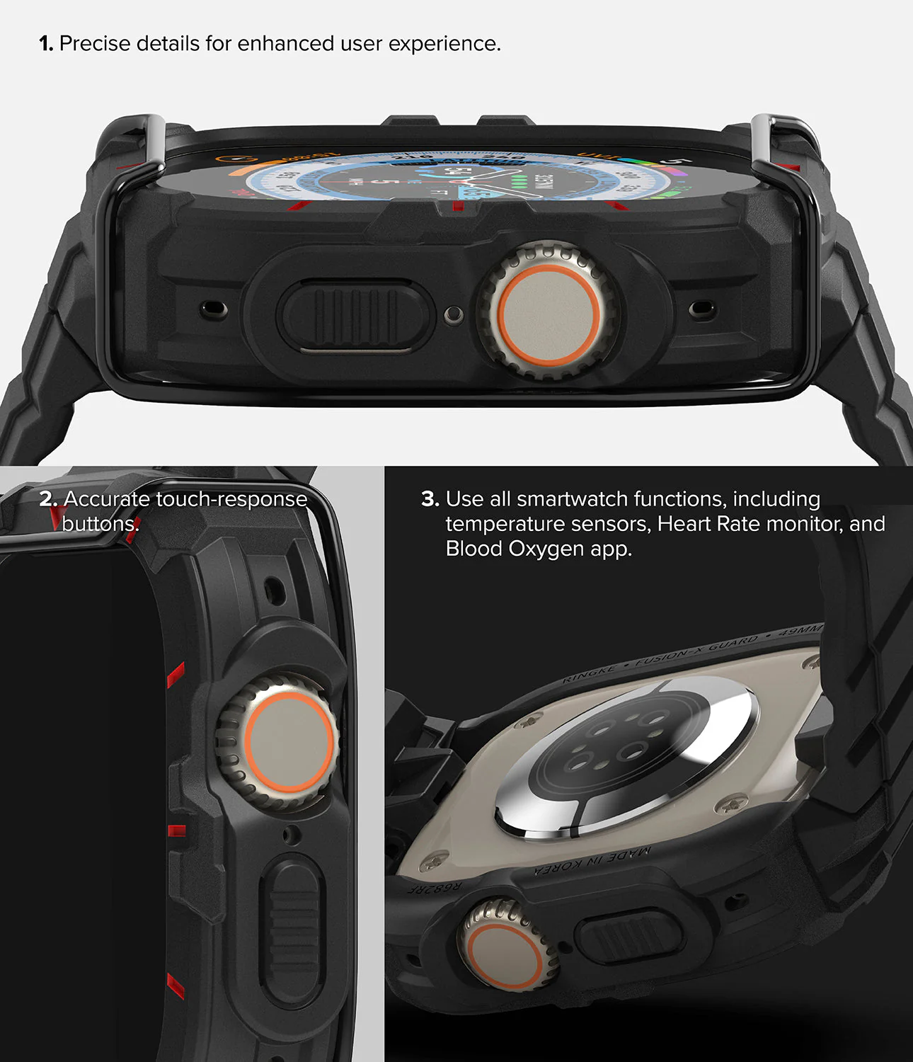 Apple Watch Ultra 3 / 2 / 1 Case + Band | Fusion-X Guard - Image 55