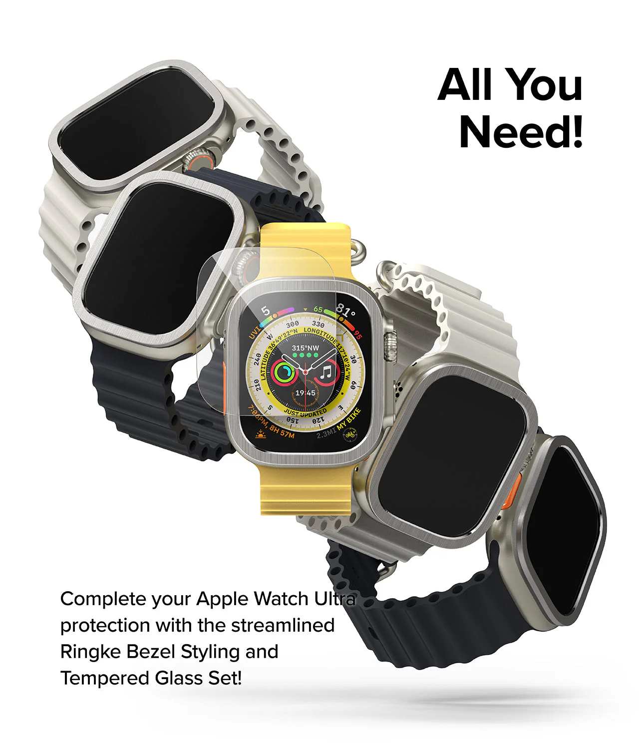 Apple Watch Ultra 3 / 2 / 1 | Glass + Bezel Styling Combo - Image 6