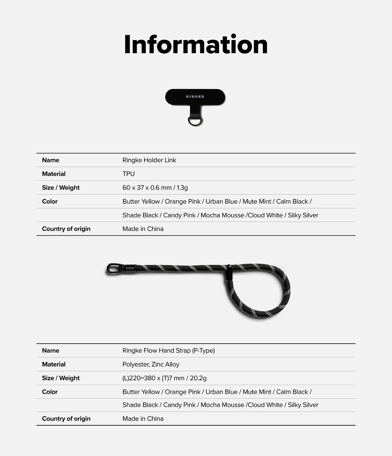 Holder Link Flow Hand Strap P-Type - Image 109