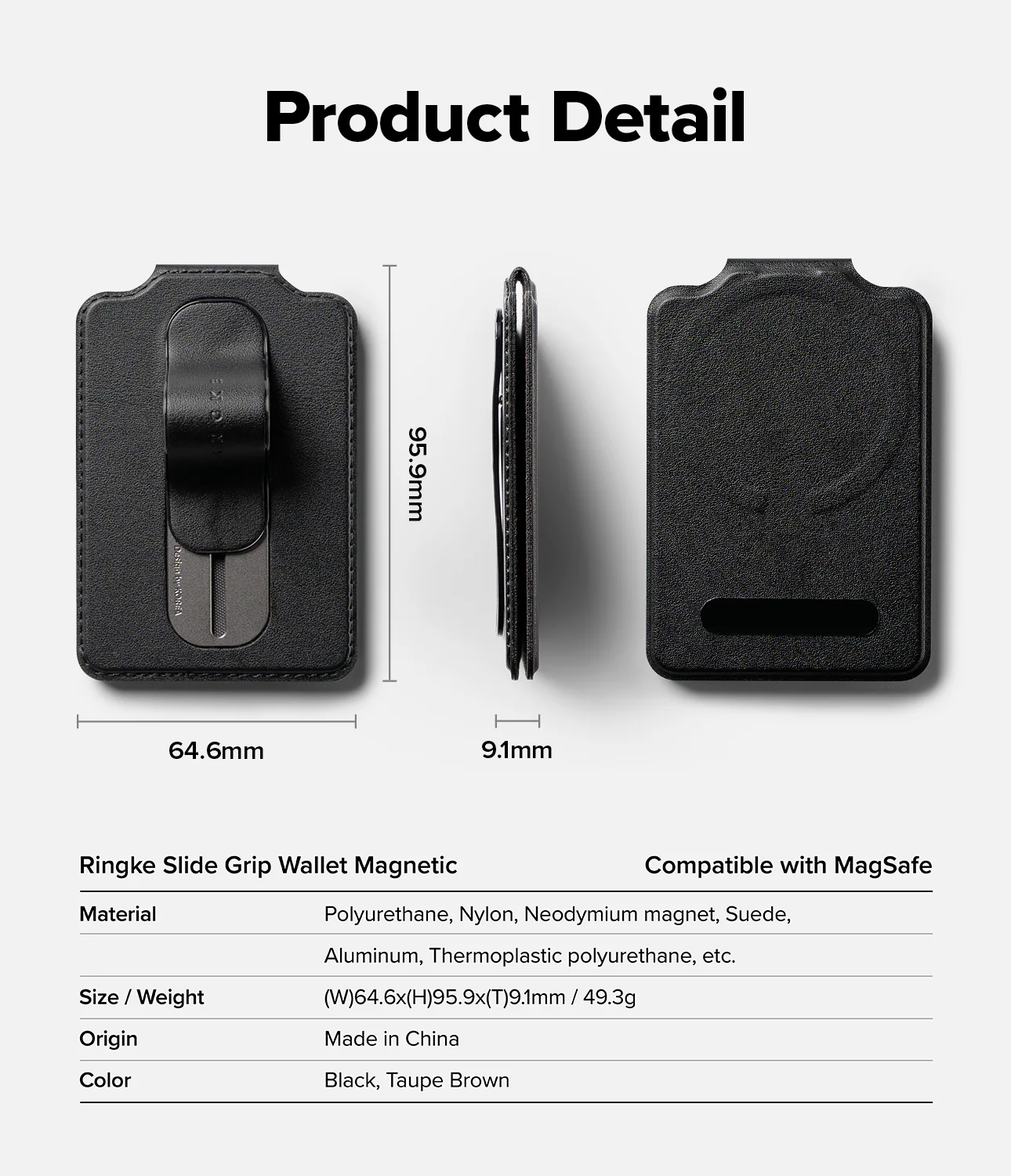Card Holder | Slide Grip Wallet Magnetic Edge - Image 14