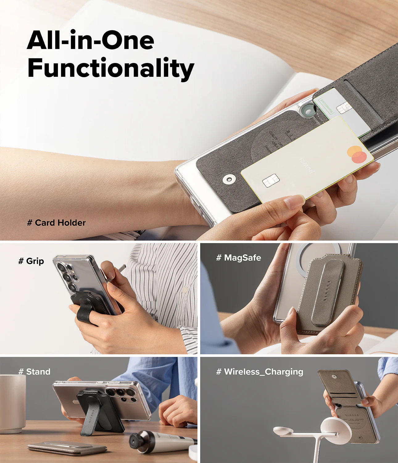 Card Holder | Slide Grip Wallet Magnetic Edge - Image 3