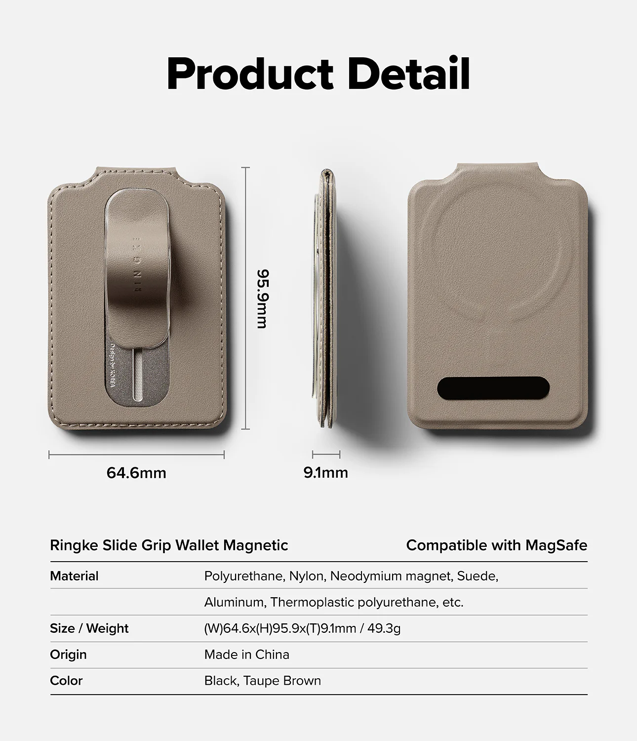 Card Holder | Slide Grip Wallet Magnetic Edge - Image 31