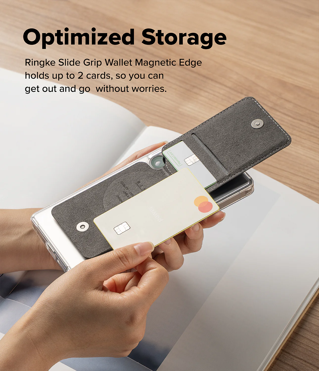 Card Holder | Slide Grip Wallet Magnetic Edge - Image 7