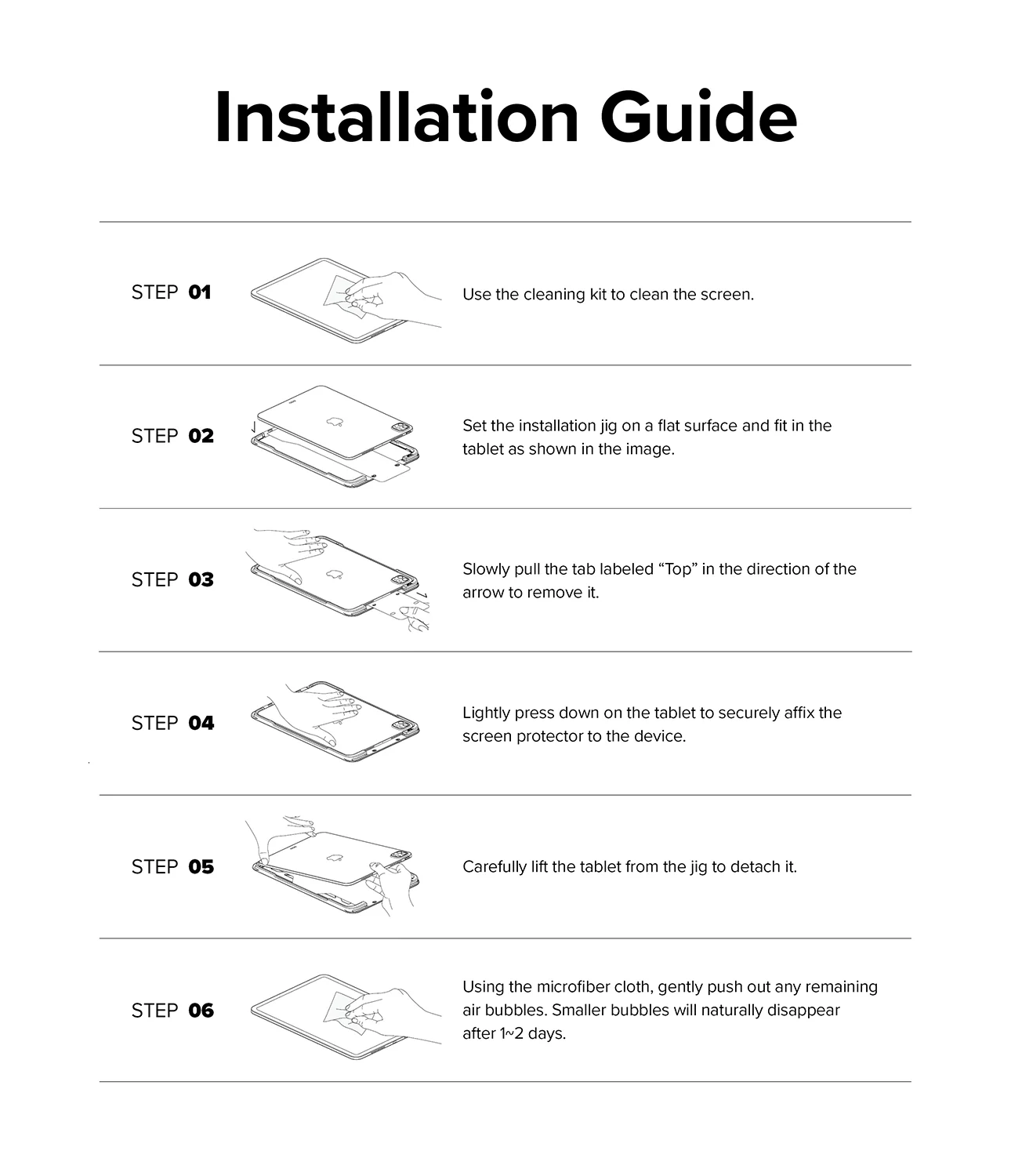 Easy Slide Tempered Glass | iPad - Image 29